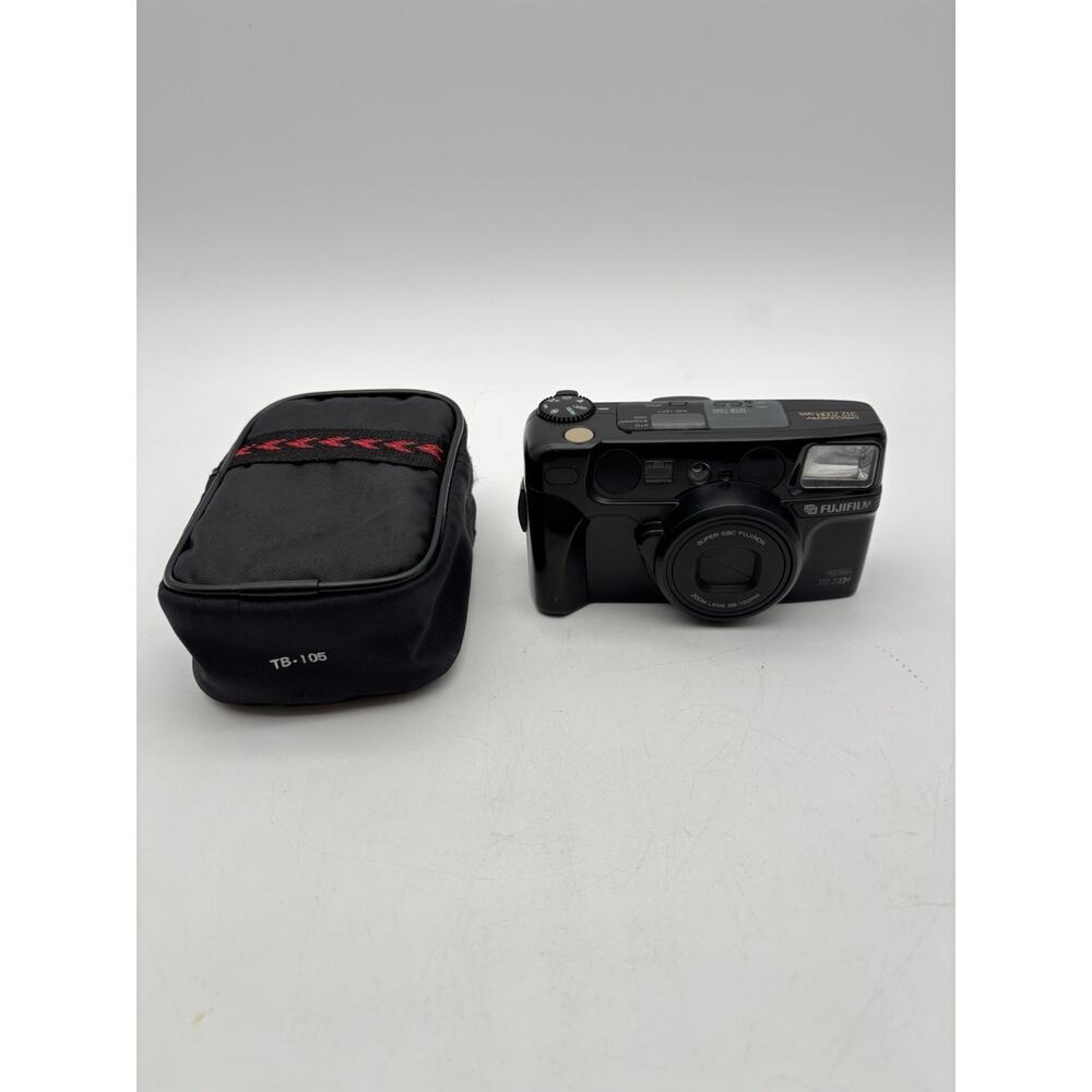 Fujifilm DISCOVERY 312 ZOOM DATE PANORAMA 35mm Point Shoot Film Camera Works